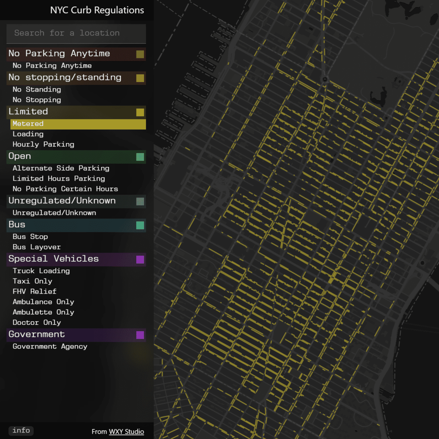 Explore NYC's Parking Rules with WXY's Interactive Map
