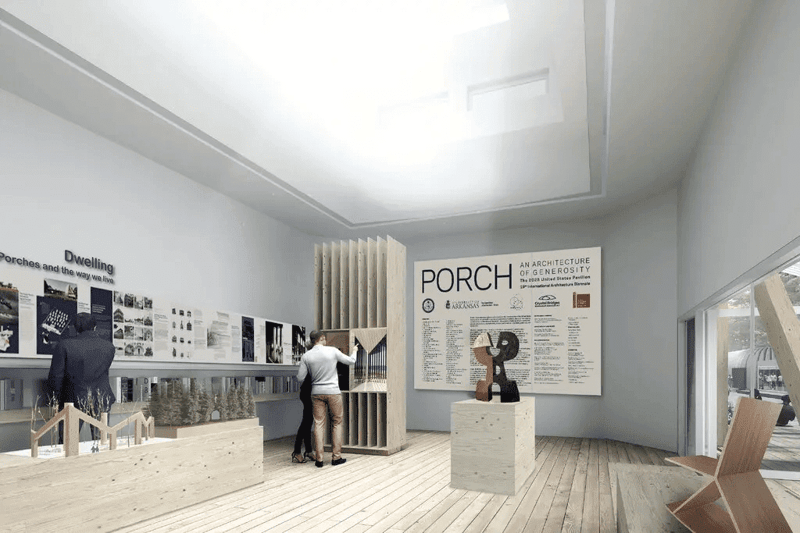 At the Architecture Biennale, the U.S. Says ‘Come Sit by Me’