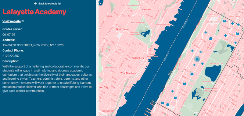 NYC District 3 Schools