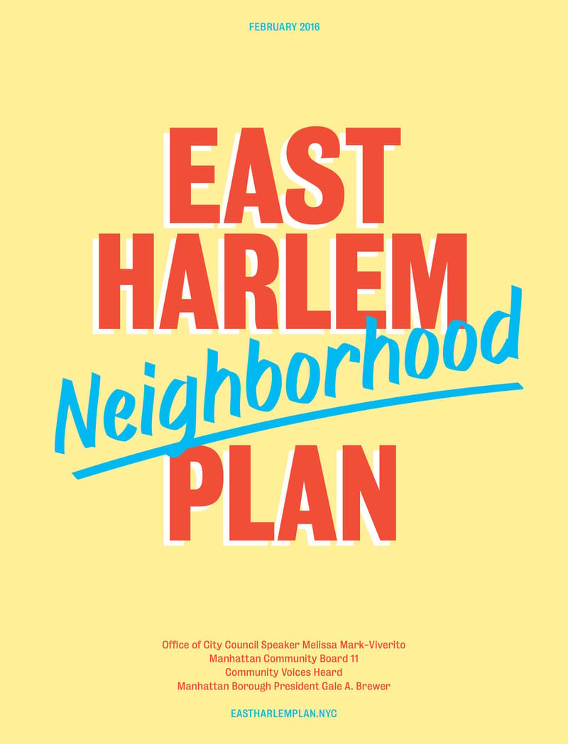 East Harlem Neighborhood Plan
