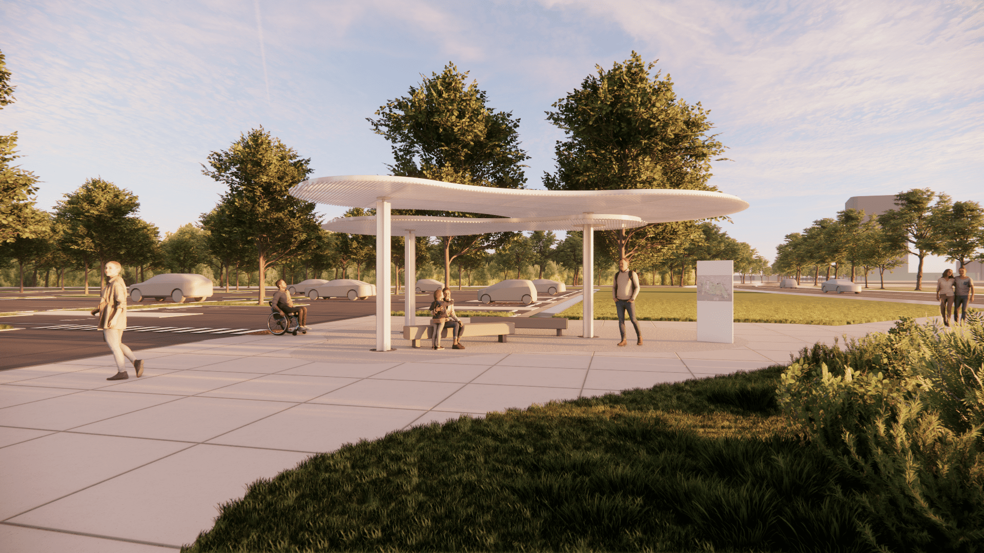 Rendering of the proposed Gateway shelter. 